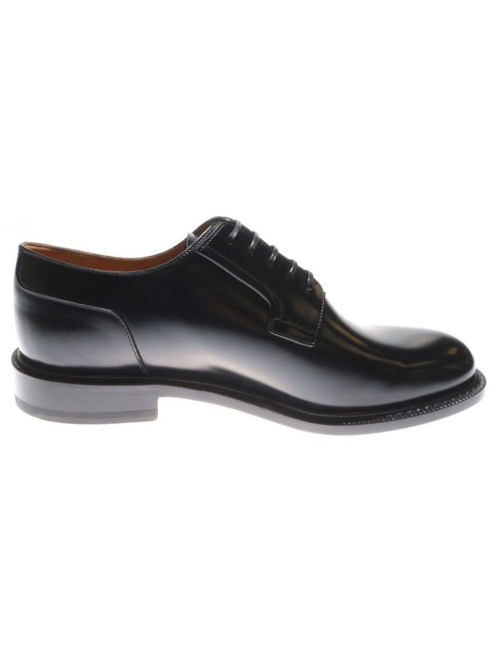 Dior Plain Toe Postman Dress Shoes Derby Leather Black - Picture 6 of 6